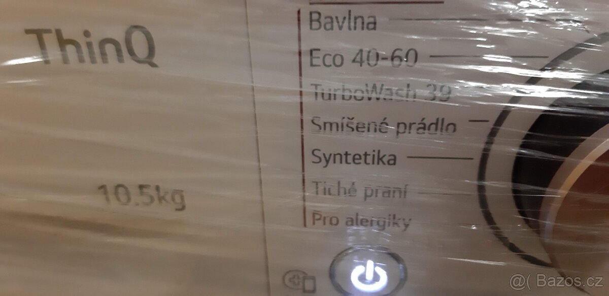 Lg pračka 10,5kg předváděcî - 10