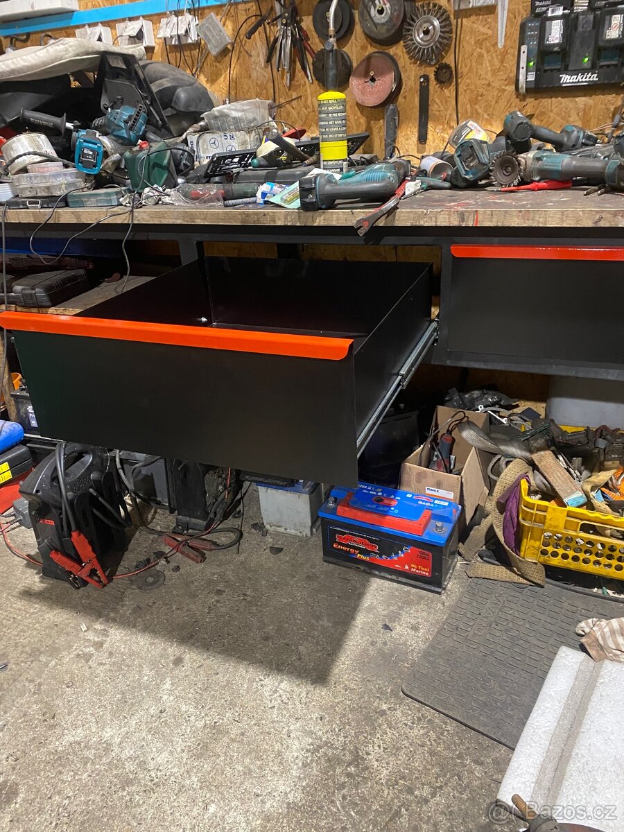 Dílenský stul ponk Bizon 2950x700x890mm - 10