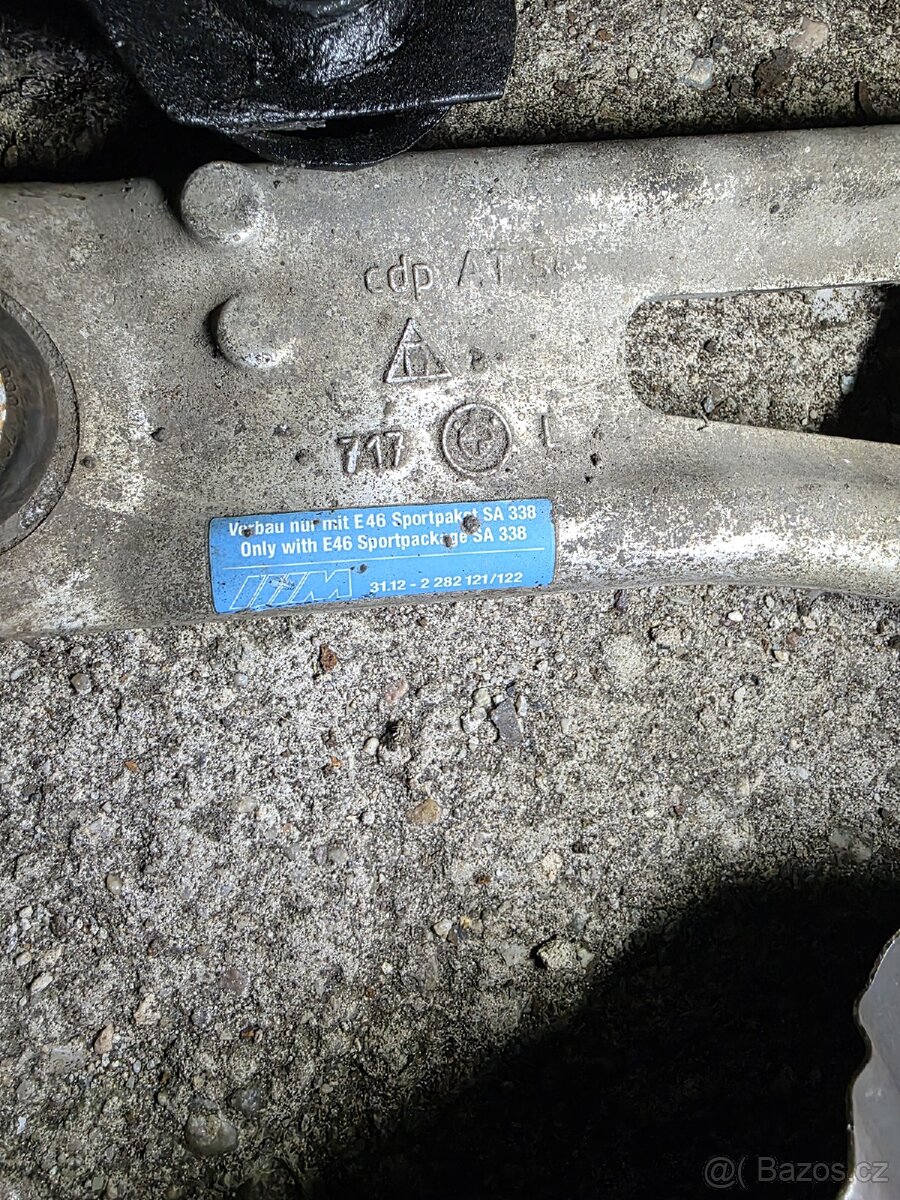 BMW E46 nápravy,ramena,těhlice,pružiny apod - 10