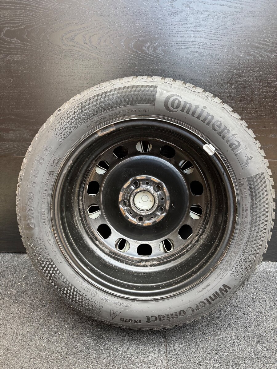 Originální plech kola VW Golf 205/55 R16 5x112❄️ (E5) - 10