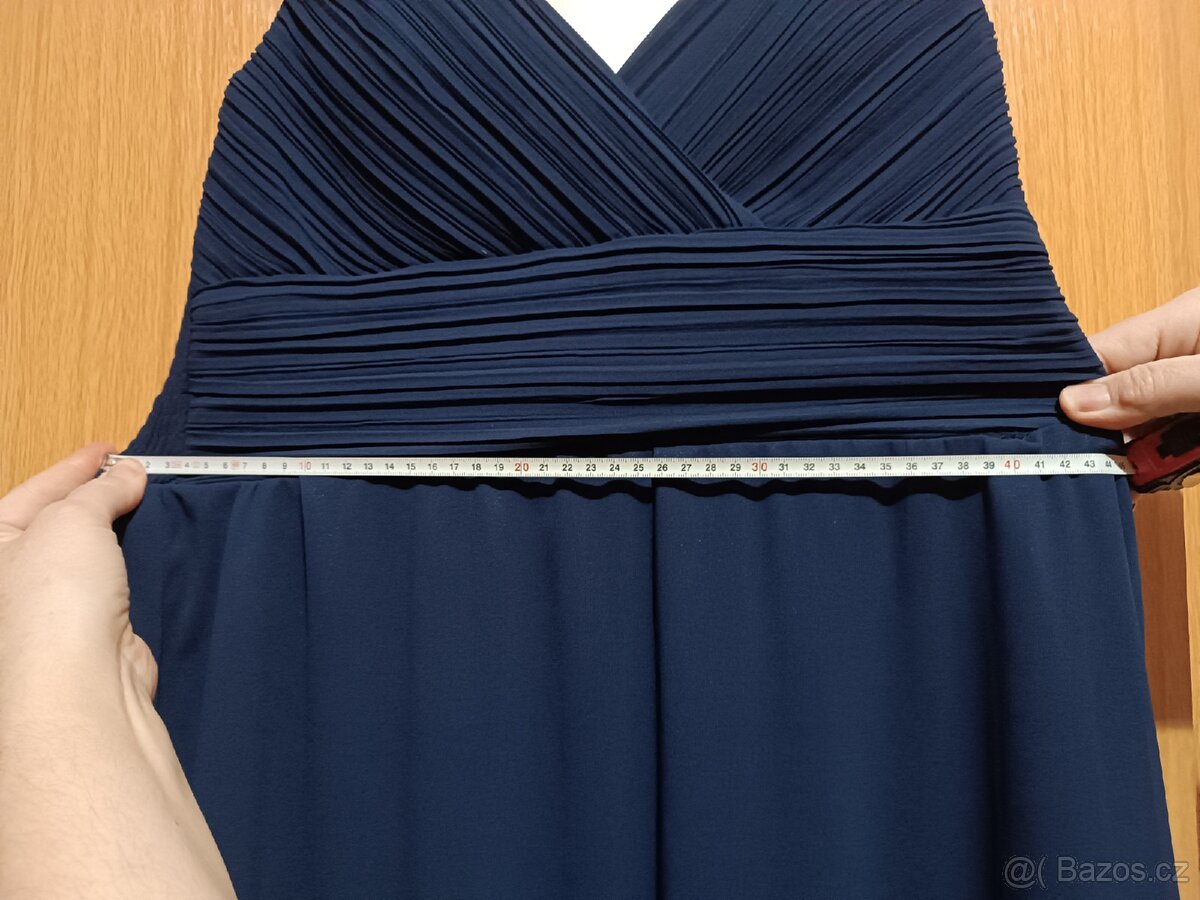 Dámské šaty tmavě modré vel L - 10