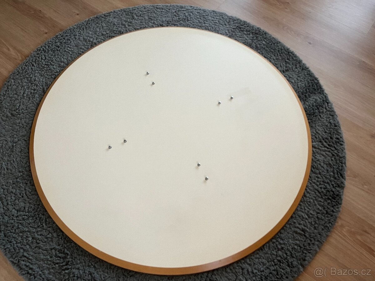 Jídelní stůl kulatý bílý - 10