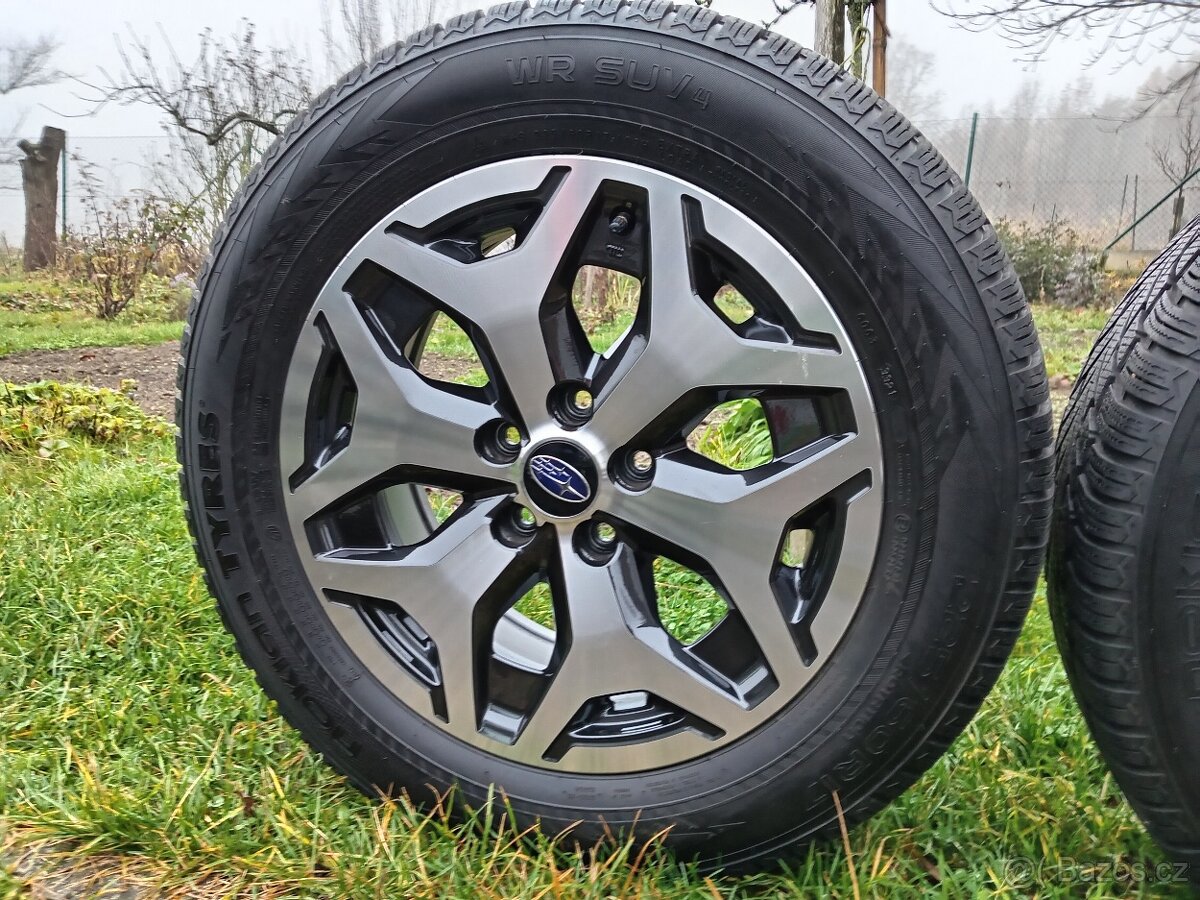 Originál ALU kola Subaru Forester + zimní pneu - 10