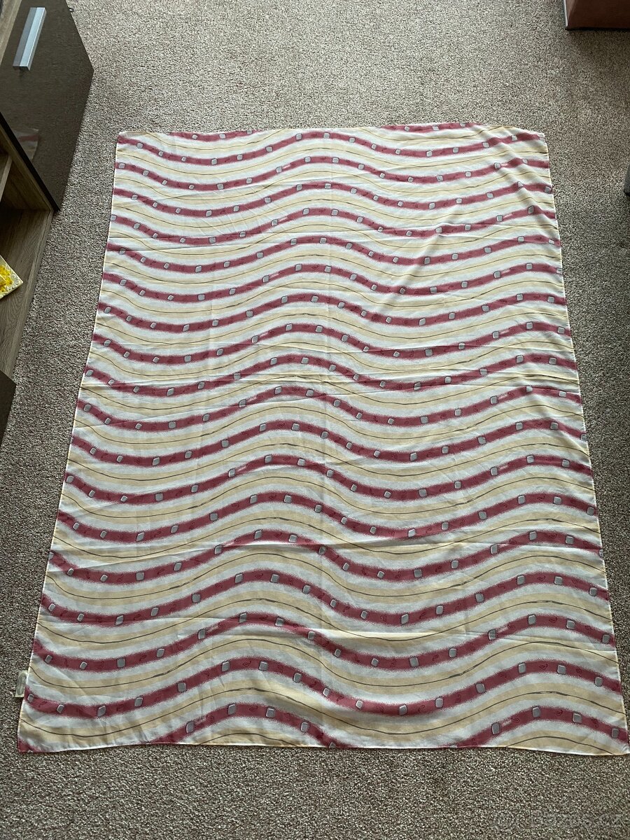 Nový velký dámský šátek Port Louis s pruhy - 160 x 120 cm - 10