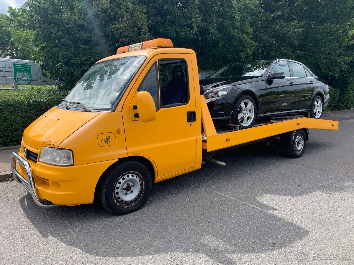 Prodám Odtahovku Fiat Ducato 2,8jtd 94kw, 3,5t, Nová STK. - 10