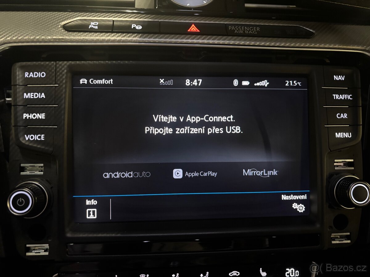 Rádio s jednotkou a orig. rámkem VW MIB2 2DIN - 10