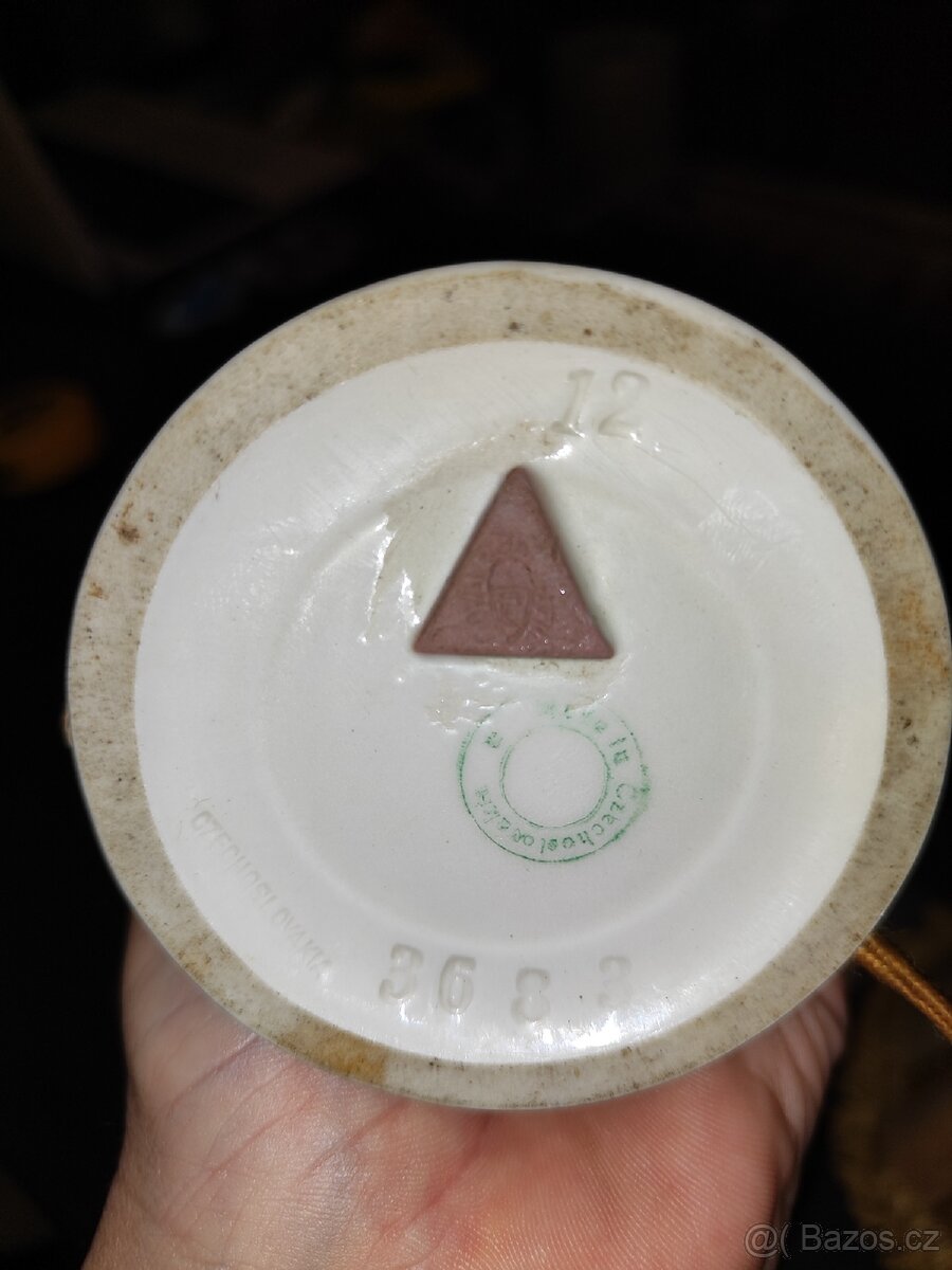 Art deco lampa Royal Dux - 10