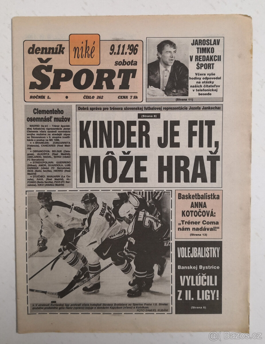 Staré noviny Denník Šport 2 - 10