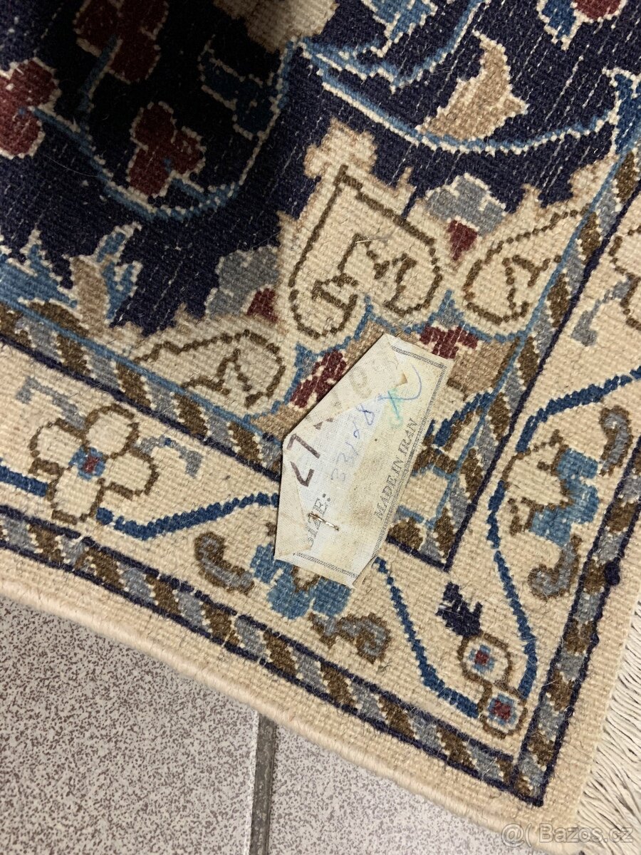 Lzxusní Perský běhoun NAIN 335x84 - 10