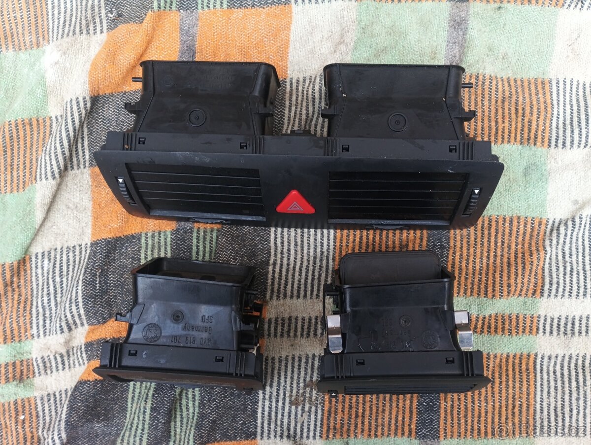 Prodám průduchy topení Fabia 1 - 10