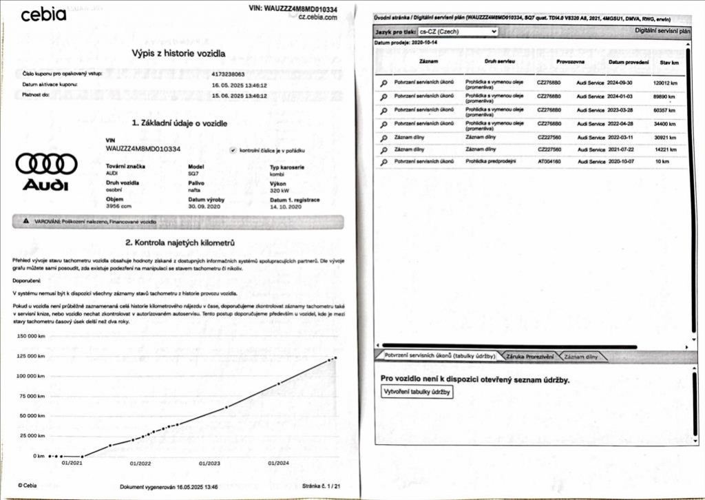 Nabízím Audi SQ7 4,0 TDI V8 LASER WEBASTO DPH - 10