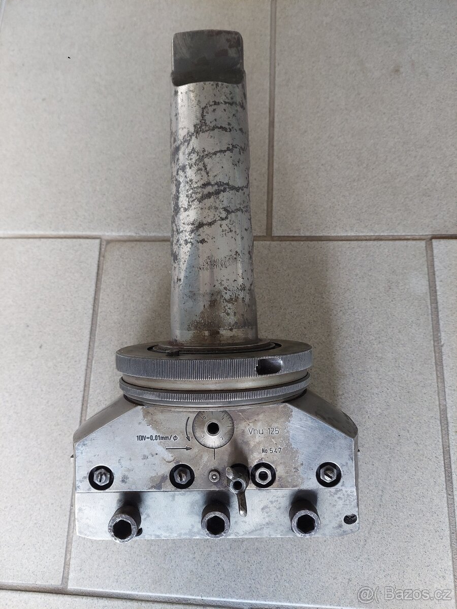 Vyvrtávací hlava Vhu 125, Vhs 40 - 180, Vhs 10 - 125 - 10