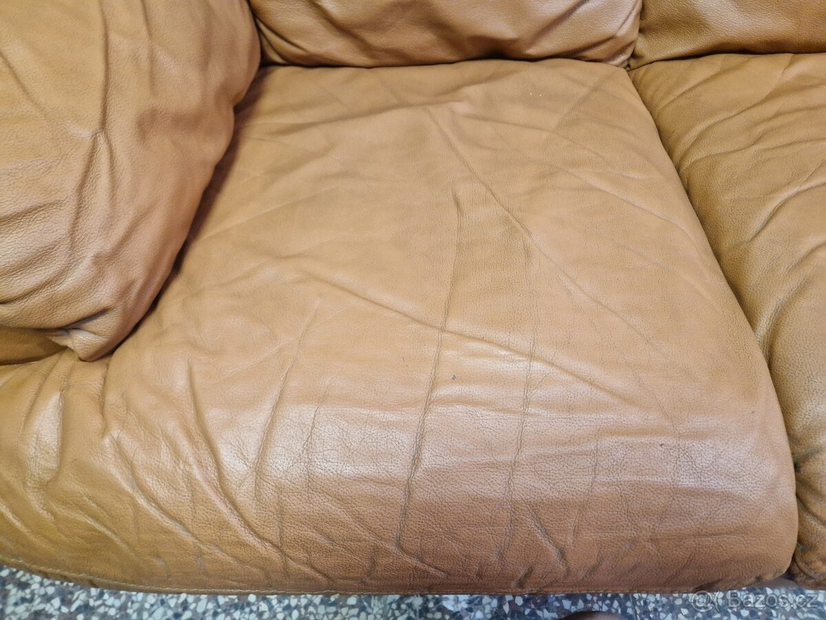 Kožená sedačka 3 + 2 sedáky - 10