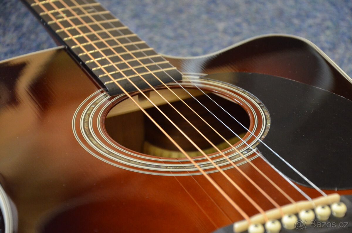 KYTARA ELEKTROAKUSTICKÁ 6 STRUNNÁ Sigma Guitars DTC 1E SB PP - 10