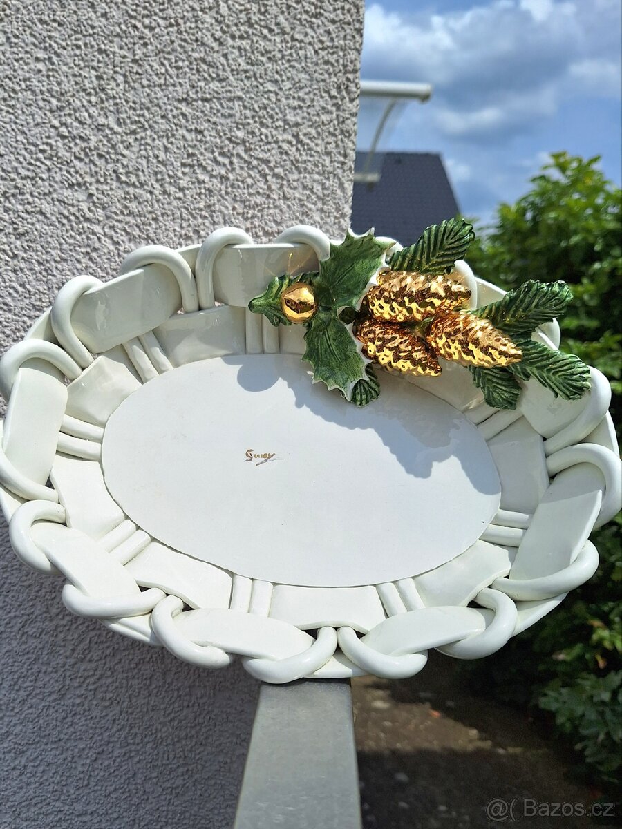 STAROŽITNÁ, PORCELÁNOVÁ VÁNOČNÍ SOUPRAVA - ITÁLIE - 10