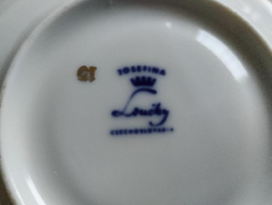 Retro porcelánový servis Josefina - Loučky - 10