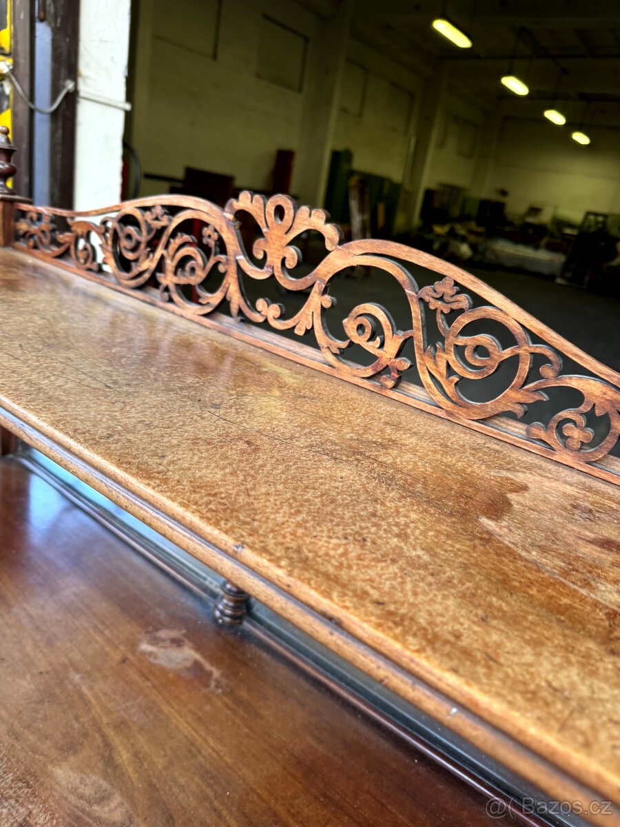 Starožitná komoda s policí (132024) - 10