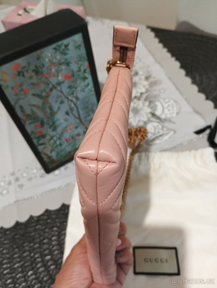 Kožená kabelka , psaníčko Gucci marmont - 10