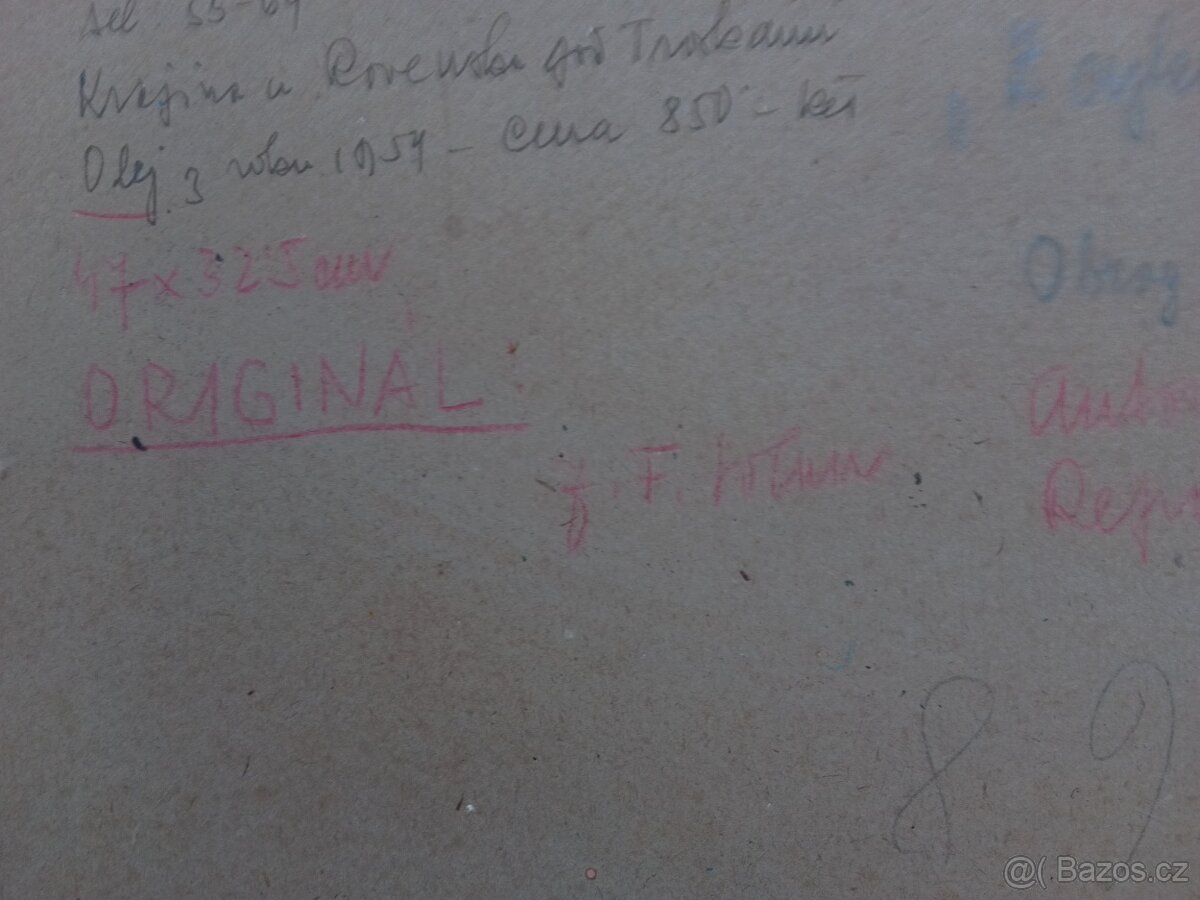 Pěkný starý obraz - akad.malíř J.F.Solan - 10