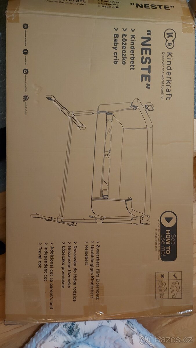 Přístavná postýlka Kinderkraft Neste - 10