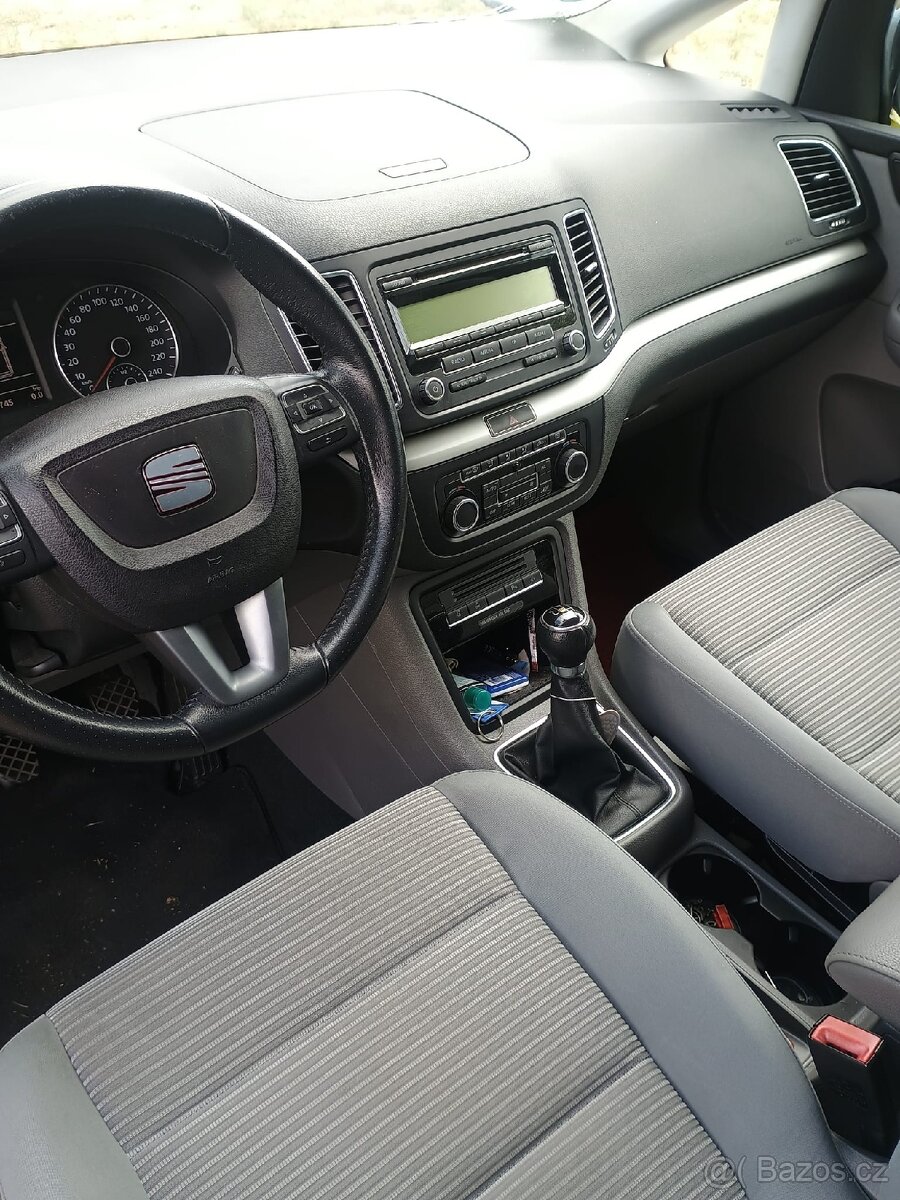 SEAT ALHAMBRA TDI 103kw 7.mist Airbagy-OK - 10