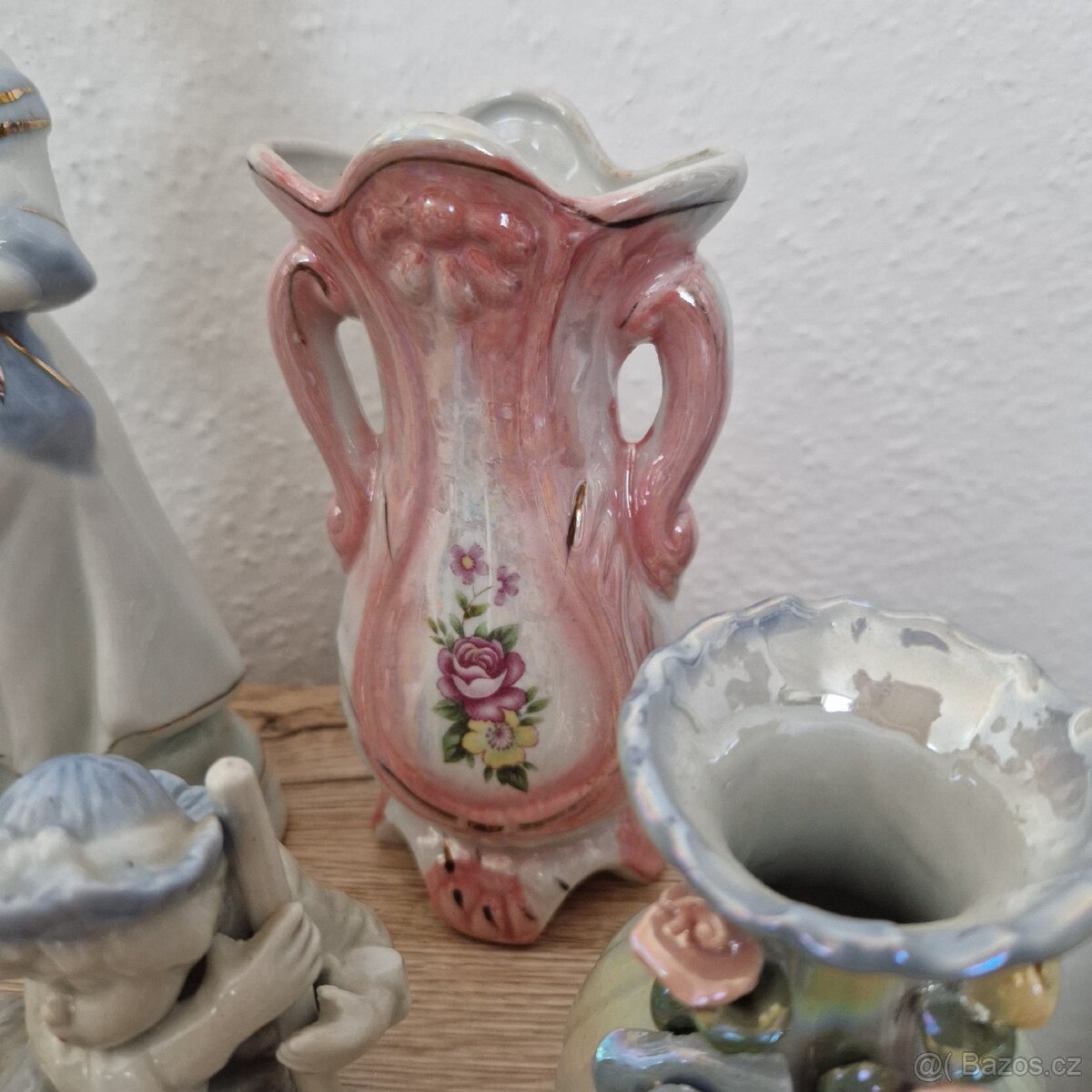 Porcelánové sošky a vázičky mix - 10
