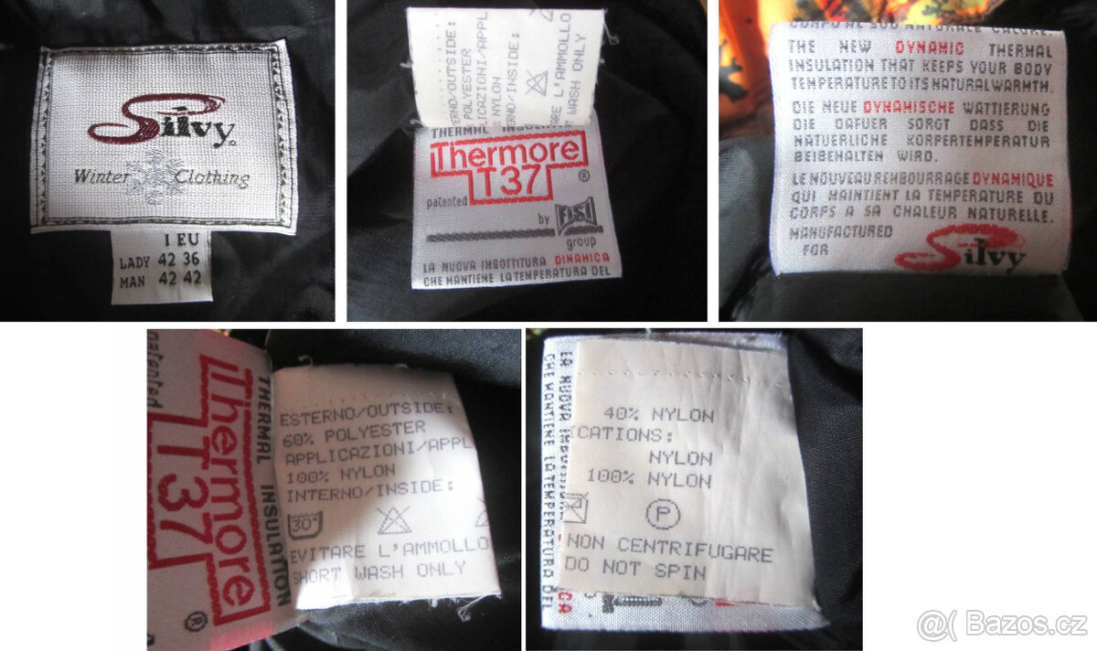 Vintage 90s unisex barevná bunda přes hlavu - 10