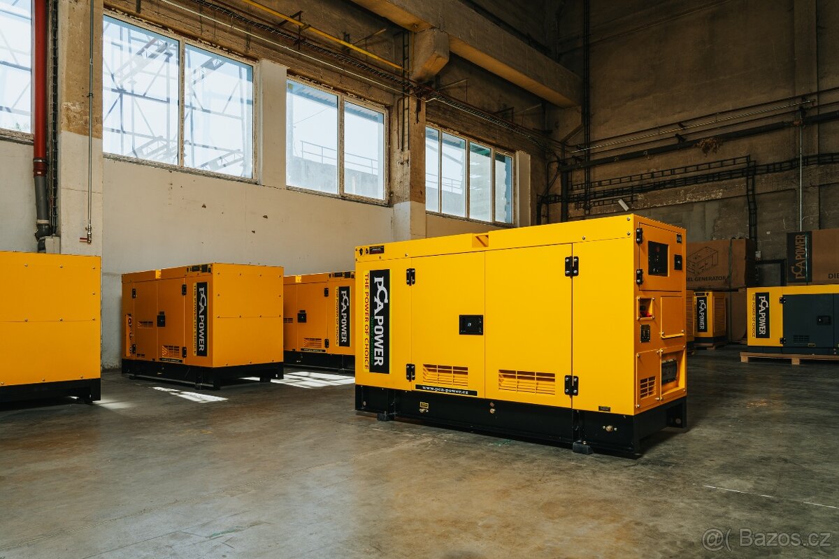 Naftová elektrocentrála PCA POWER PDE-44 kVA s ATS. - 10