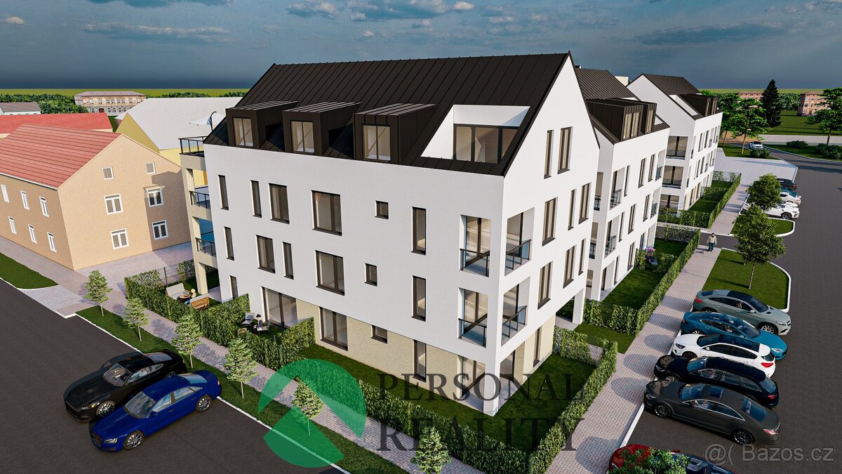 Prodej byty 3+kk, 92 m², zahrádka 215,8 m2, terasa 12,4 m2 - - 10