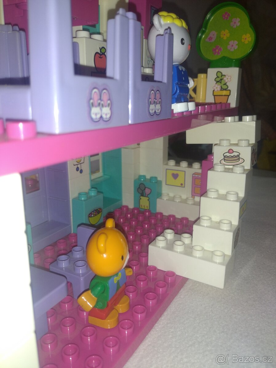 Hello Kitty velký domek se zahradou, stavebnice UNICO Plus - 10