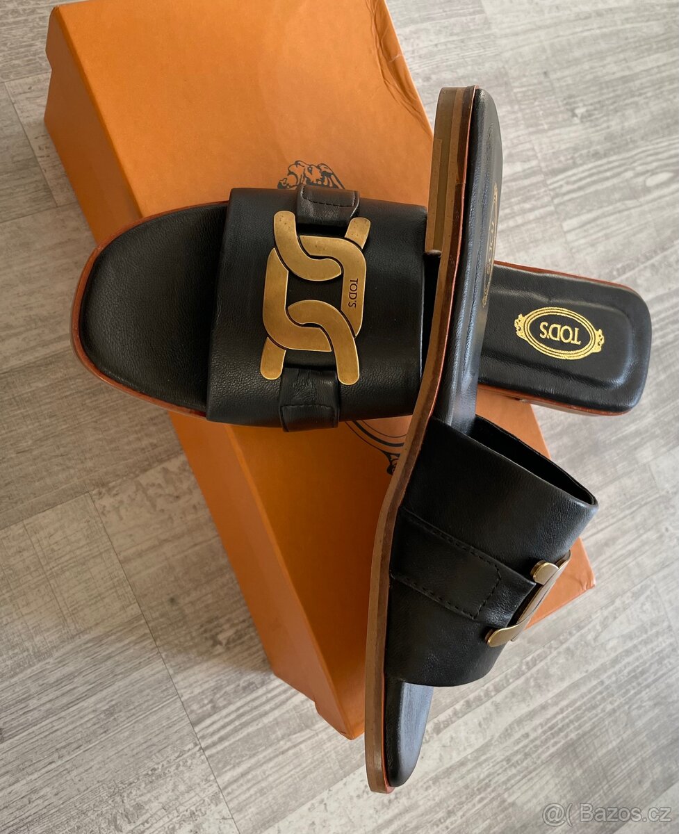 Dámské černé pantofle 37 Tod´s - 10