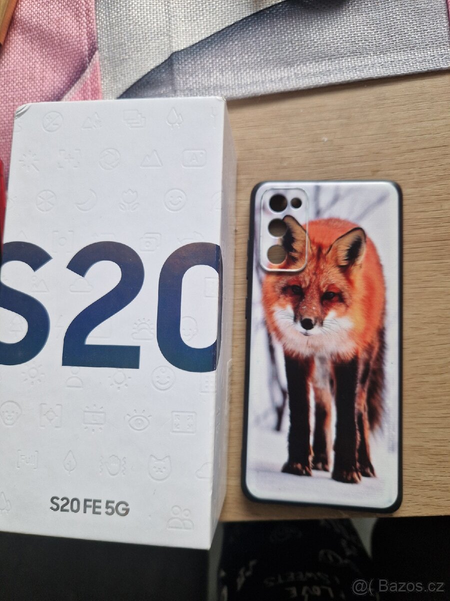 Samsung galaxy dual Sim S20 fe 5g červený s příslušenstvím - 10