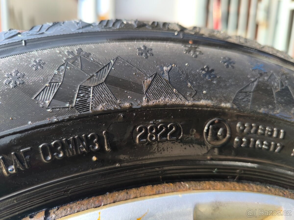 Zimní kola16" Semperit,205/60 r16, Audi, Škoda,VW, - 10