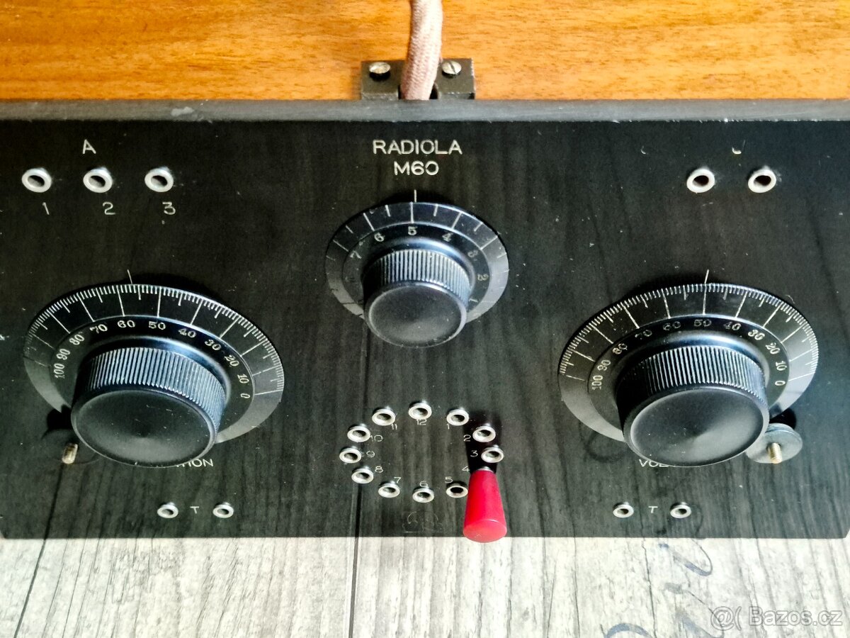 Starožitné rádio Radiola M60, 1927-1928 - 10