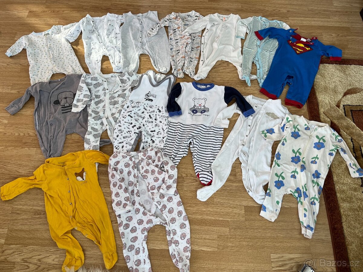 Set dupaček pro miminko, 15ks, vel. 3-9m - 10