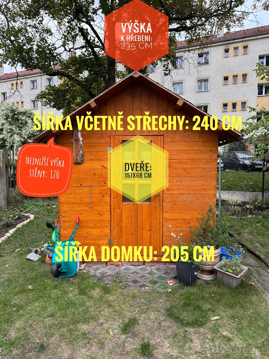 Dřevěný zahradní domek - 10