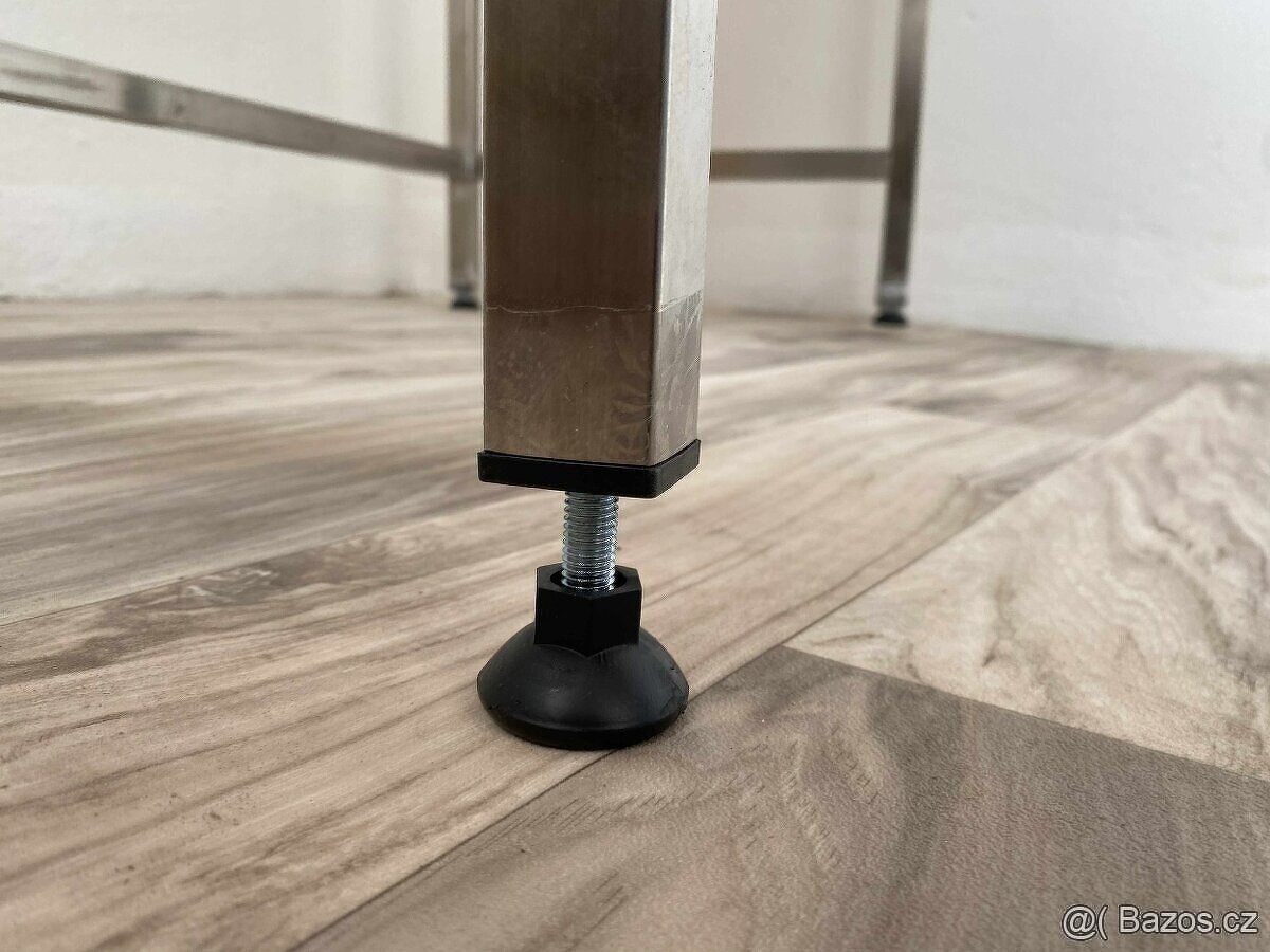 Přístěnný nerezový stůl 2 police, různé míry - 10