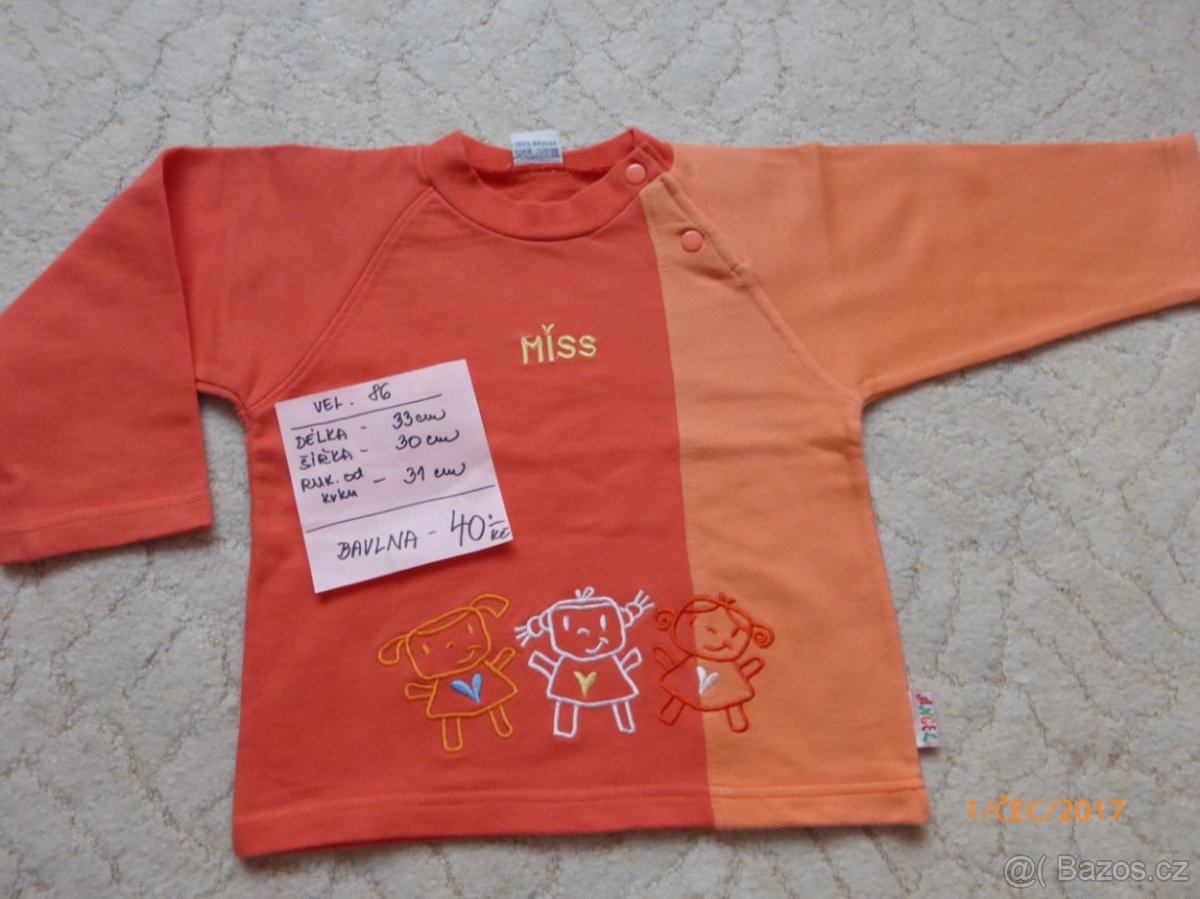 DĚTSKÉ OBLEČENÍ MIX od 1roku... - 10