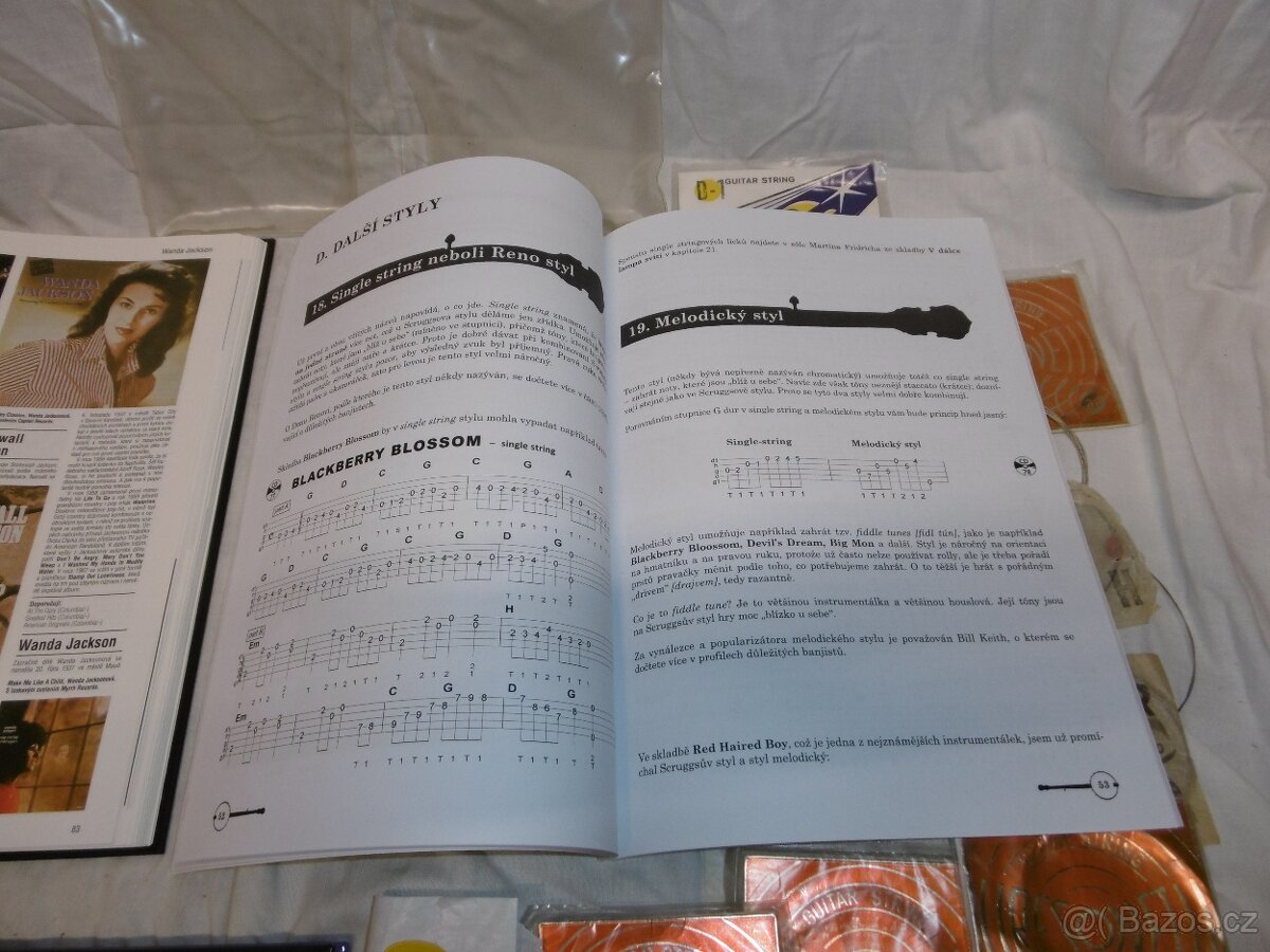 banjo country knihy a struny - 10