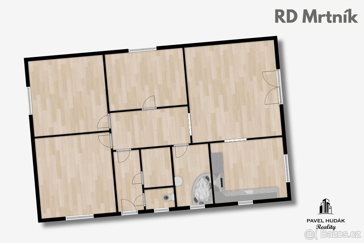 Prodej, rodinný dům 4+1,120 m², Mrtník - 10