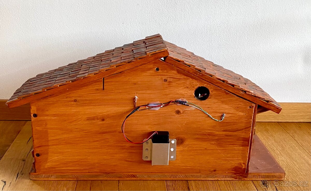 Starý velký dřevěný betlém s osvětlením - 10