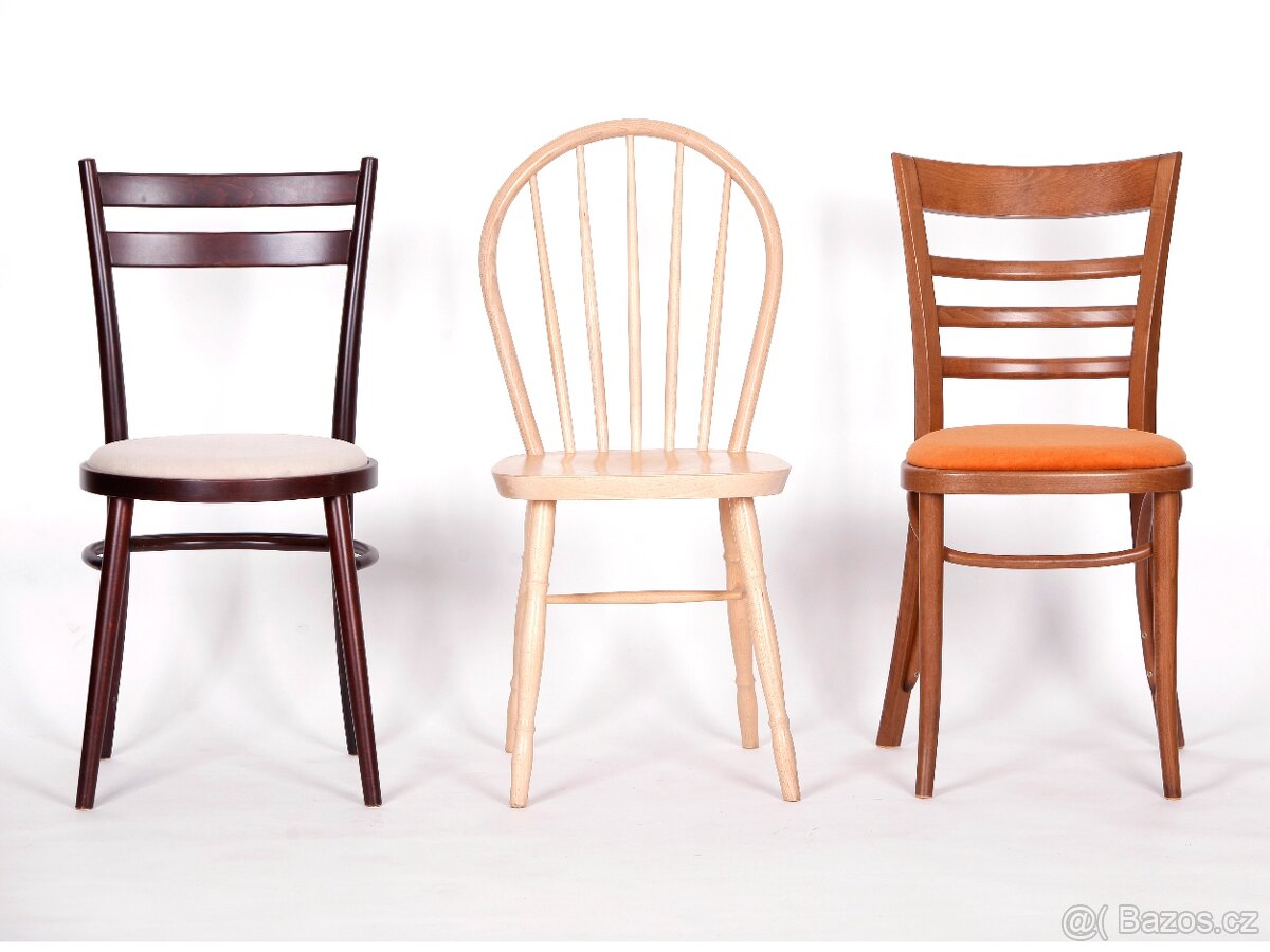 Jídelní židle TON, každá jíná 6 ks, nikdy nepoužité. - 10