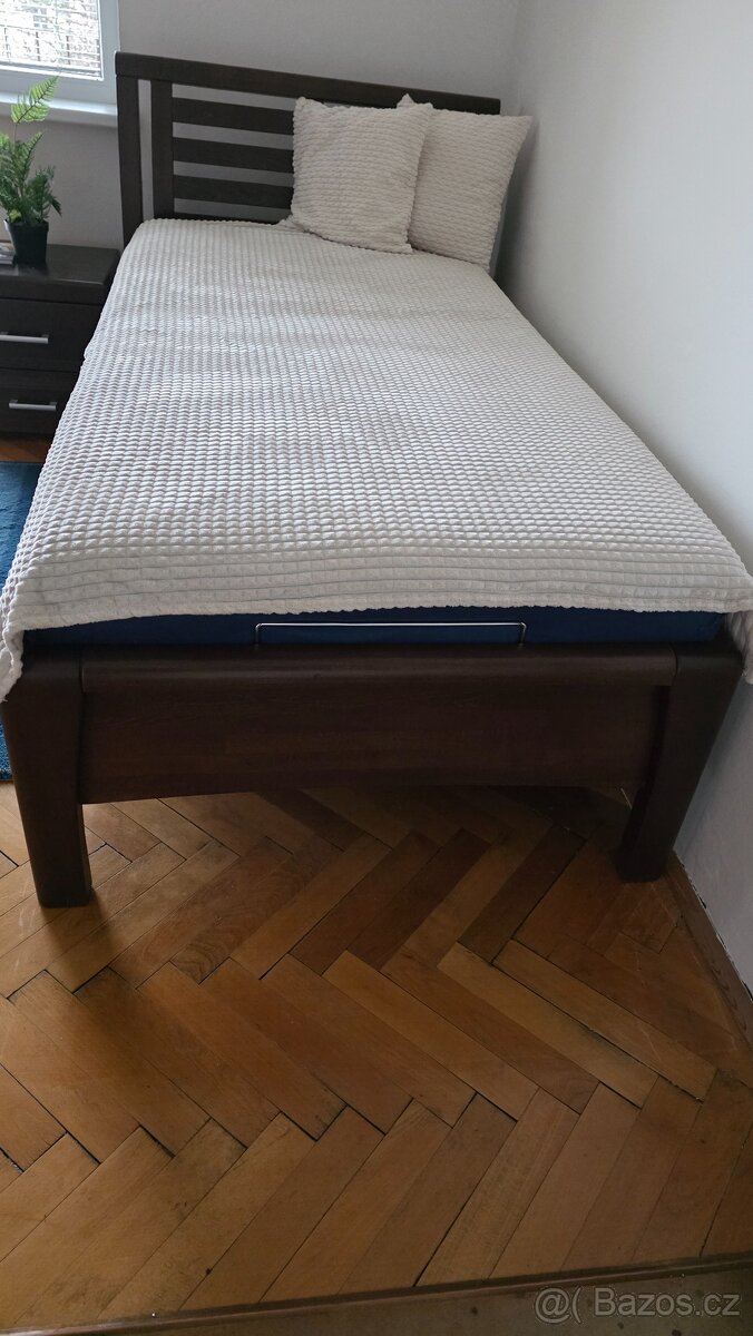 Elektrická polohovací postel s dálkovým ovladačem a matrací - 10