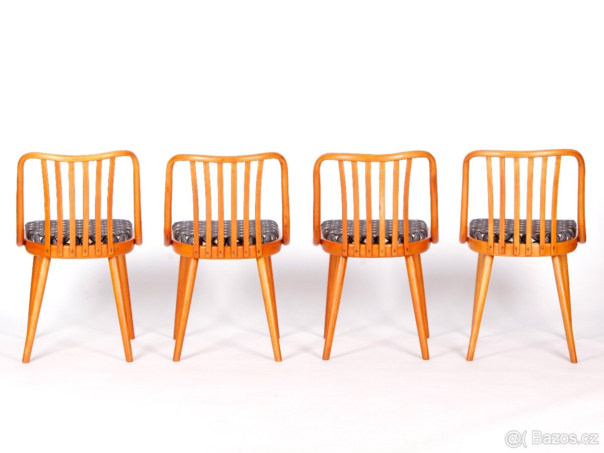 Židle TON, A. Šuman, RARITNÍ verze opěradel - 10