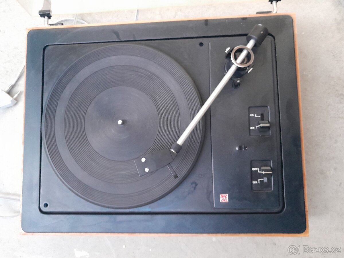 Starý starožitný gramofon Tesla Jihlava - 10