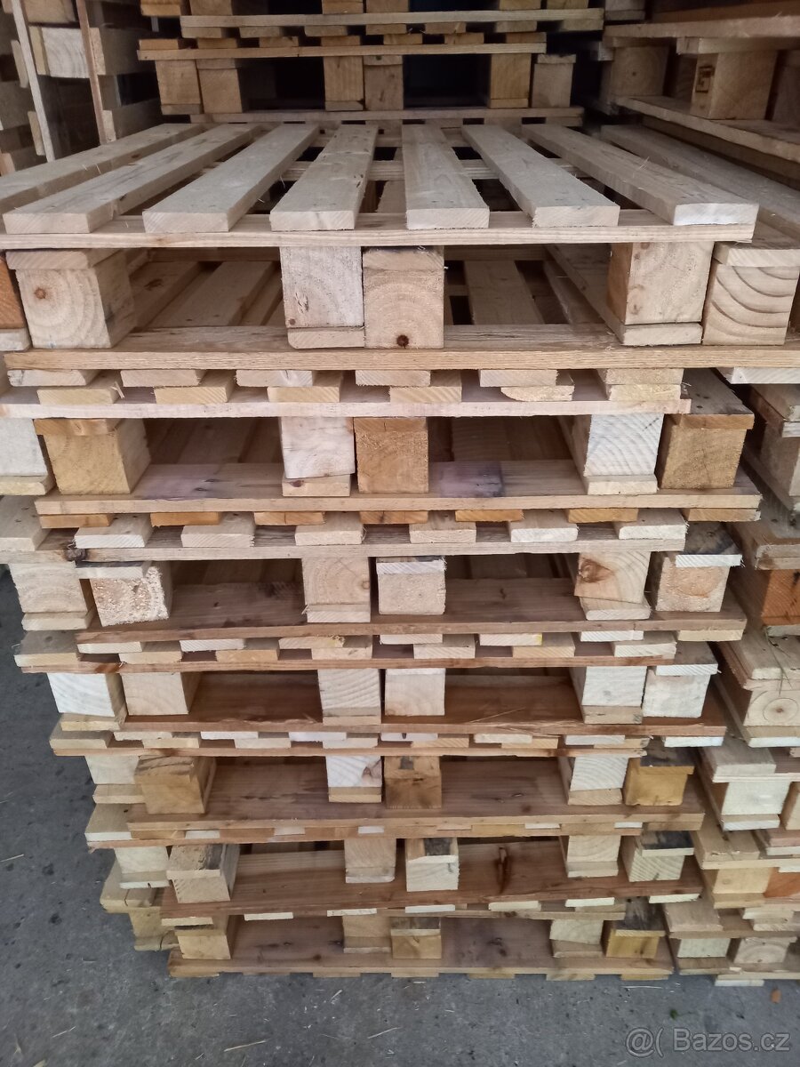 Palety 100/80 nové, celodřevěné - 10