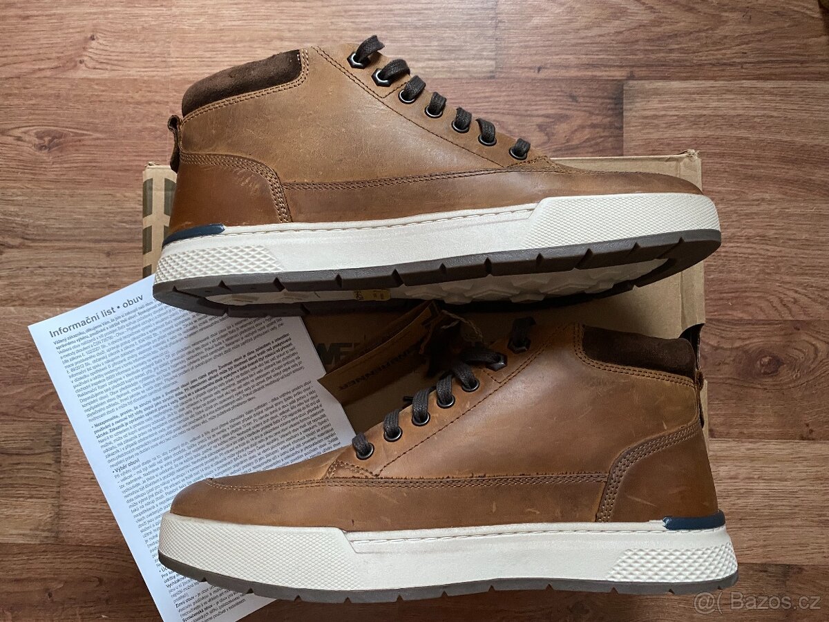 Nové pánské kožené podzim./zimní boty Weinbrenner - č. 42 - 10
