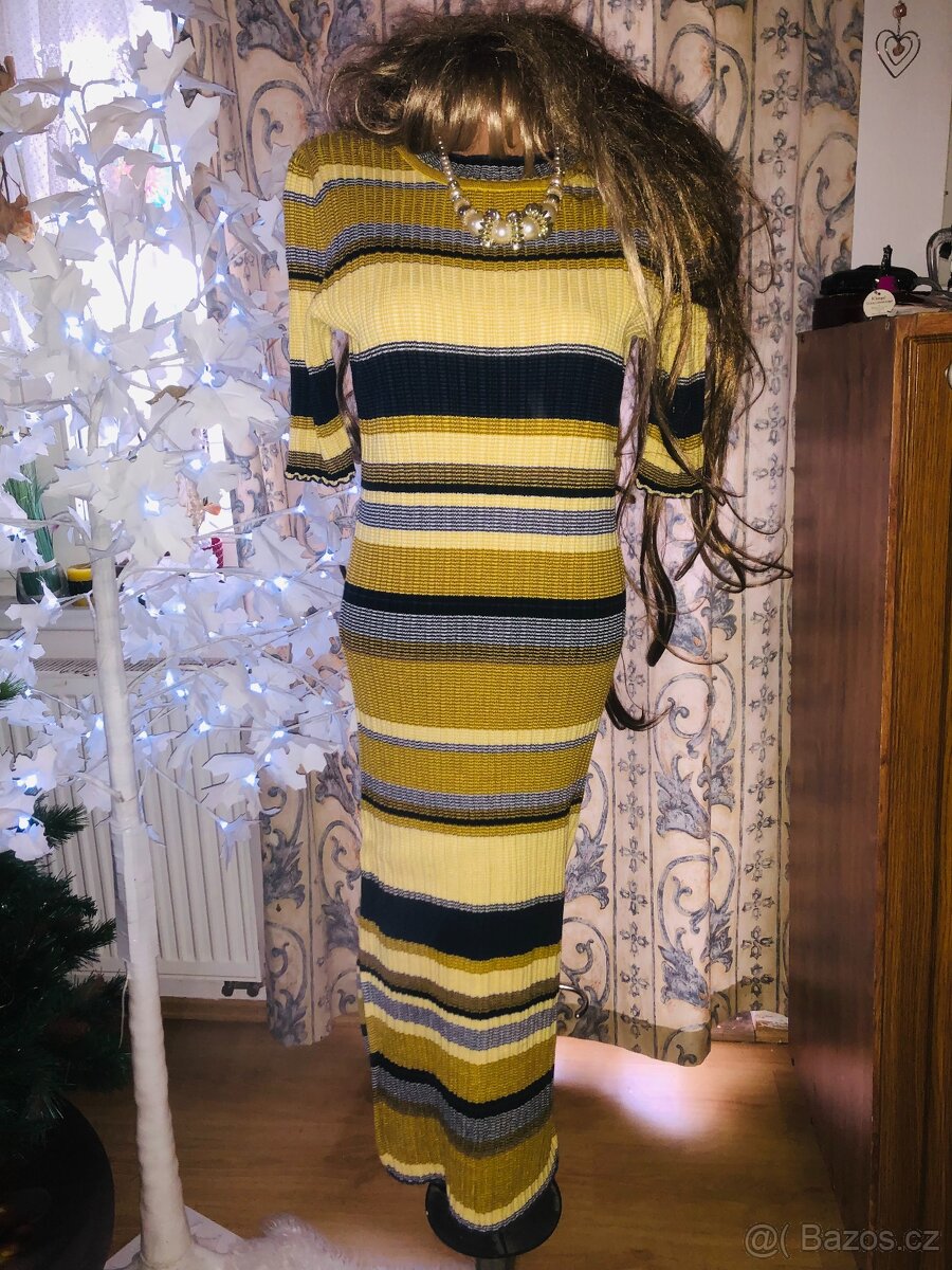 svetrovesaty# maxidlouhe# long# prouzky # H&M - 10