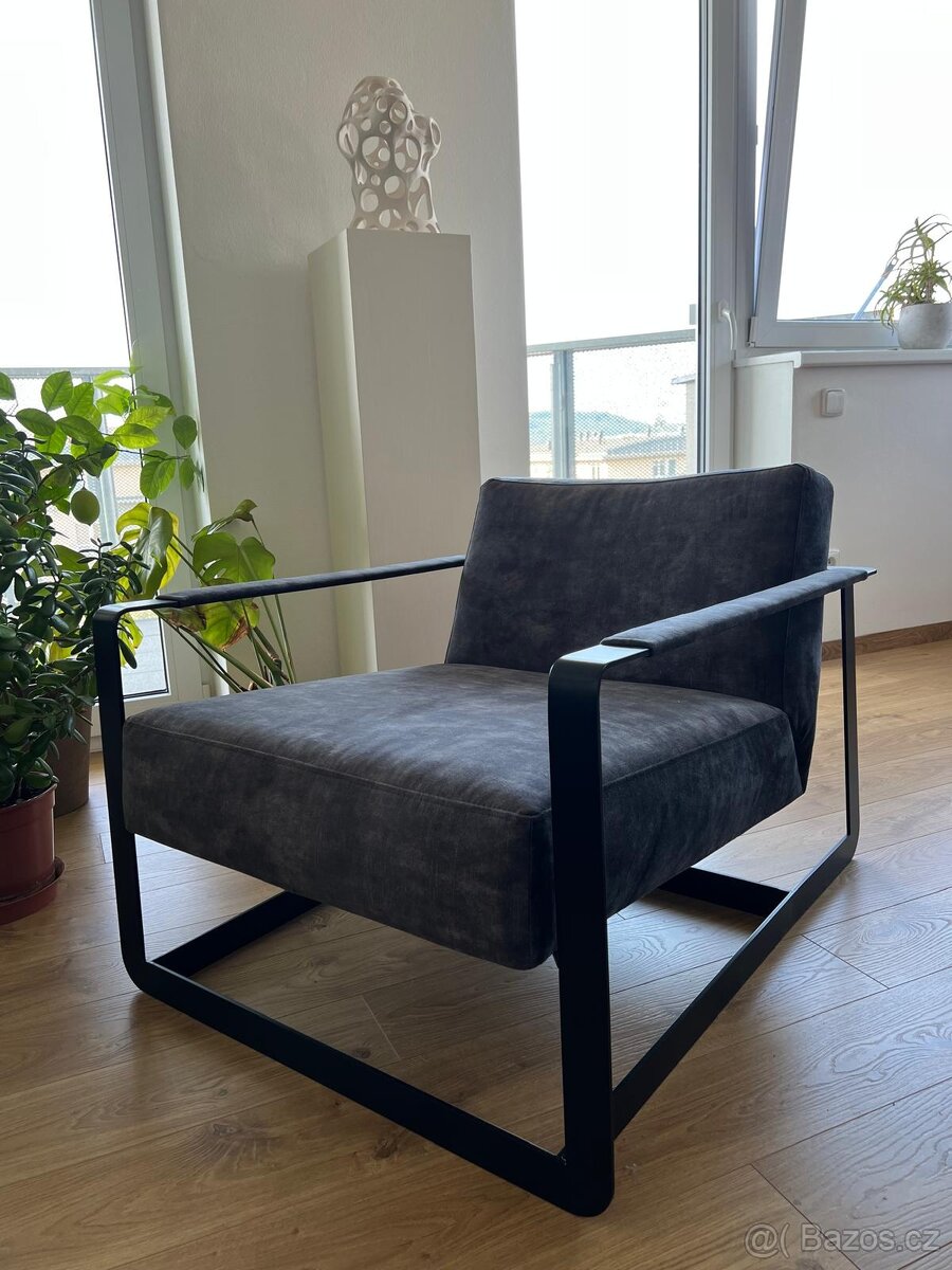 Designové křeslo - inspirace Poliform Gaston - 10