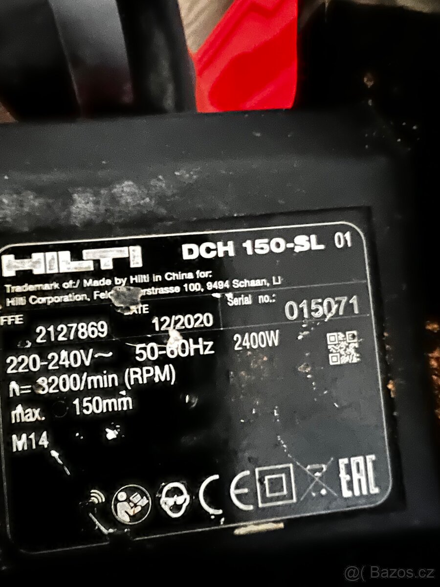 hilti DCH 150-SL drážkovačka s laserovou jednotkou - 10